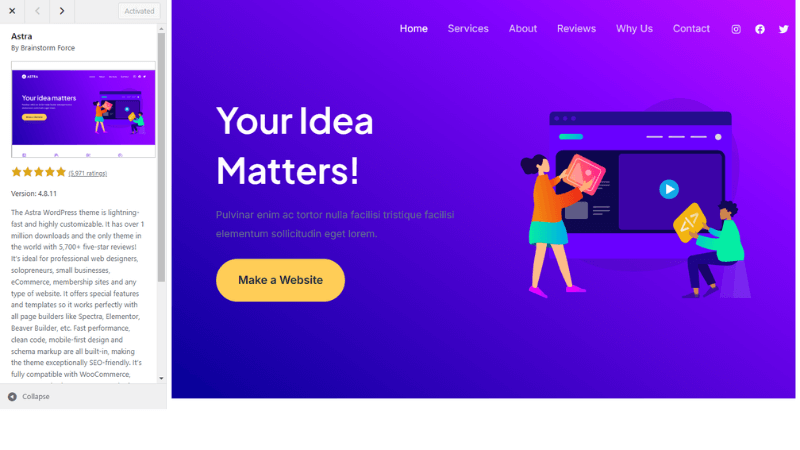 Astra WordPress theme – lightweight and fast theme for affiliate marketing | MoneySpikers.com.