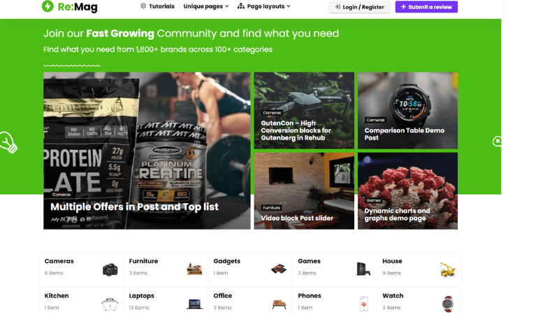 REHub theme – best multipurpose WordPress theme for affiliate marketing and review sites | MoneySpikers.com